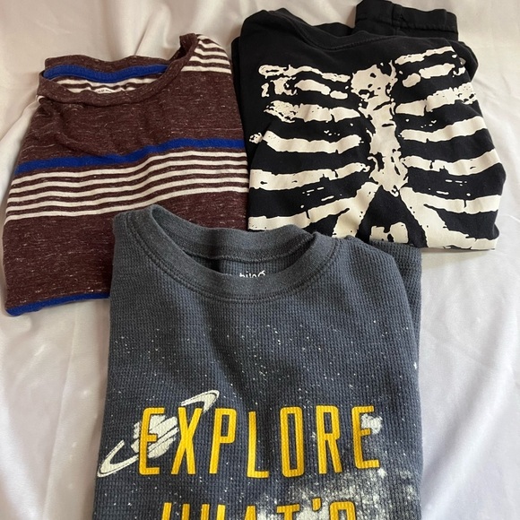 Custom Variety Pack Other - Explore Kids Long Sleeve Tees - Blue, Black, Brown